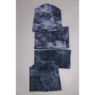 Шапка с хомутом "Джинс" 6-050